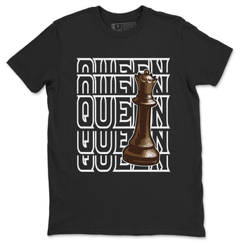AF1 Chocolate shirt to match jordans Queen sneaker tees Air Force 1 Chocolate SNRT Sneaker Release Tees Cotton Sneaker Tee Black 2 T-Shirt