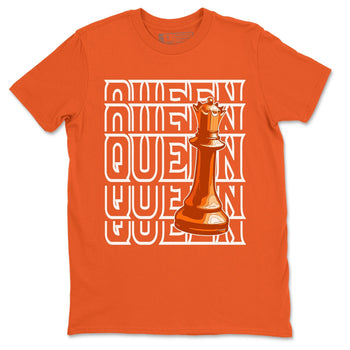 Jordan 1 Electro Orange Sneaker Match Tees Queen Sneaker Tees Jordan 1 Electro Orange Sneaker Release Tees Unisex Shirts