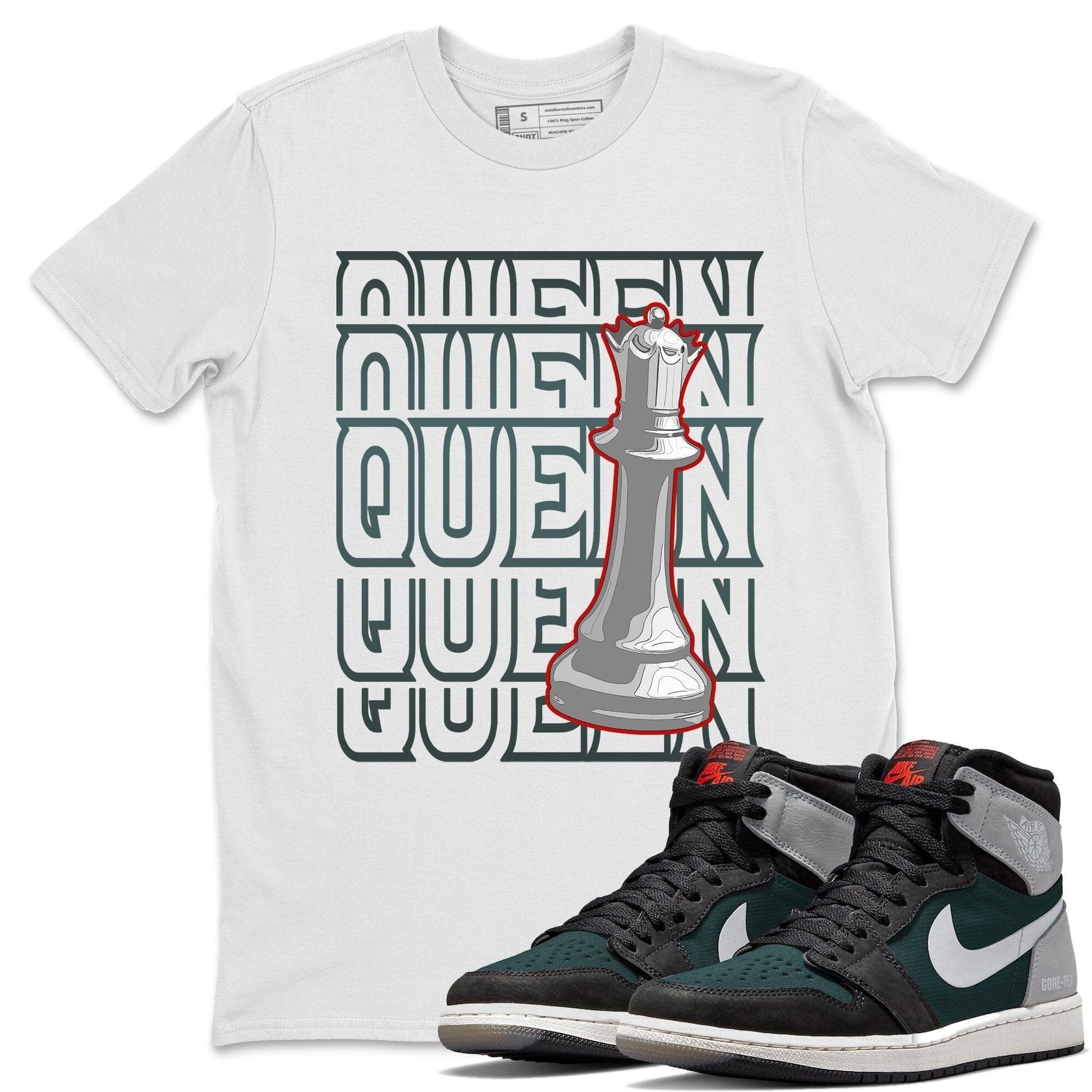 Jordan 1 Element Gore-Tex Black Grey Sneaker Match Tees Queen Sneaker Tees Jordan 1 Element Gore-Tex Black Grey Sneaker Release Tees Unisex Shirts