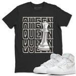 Jordan 1 Neutral Grey Sneaker Match Tees Queen Sneaker Tees Jordan 1 Neutral Grey Sneaker Release Tees Unisex Shirts