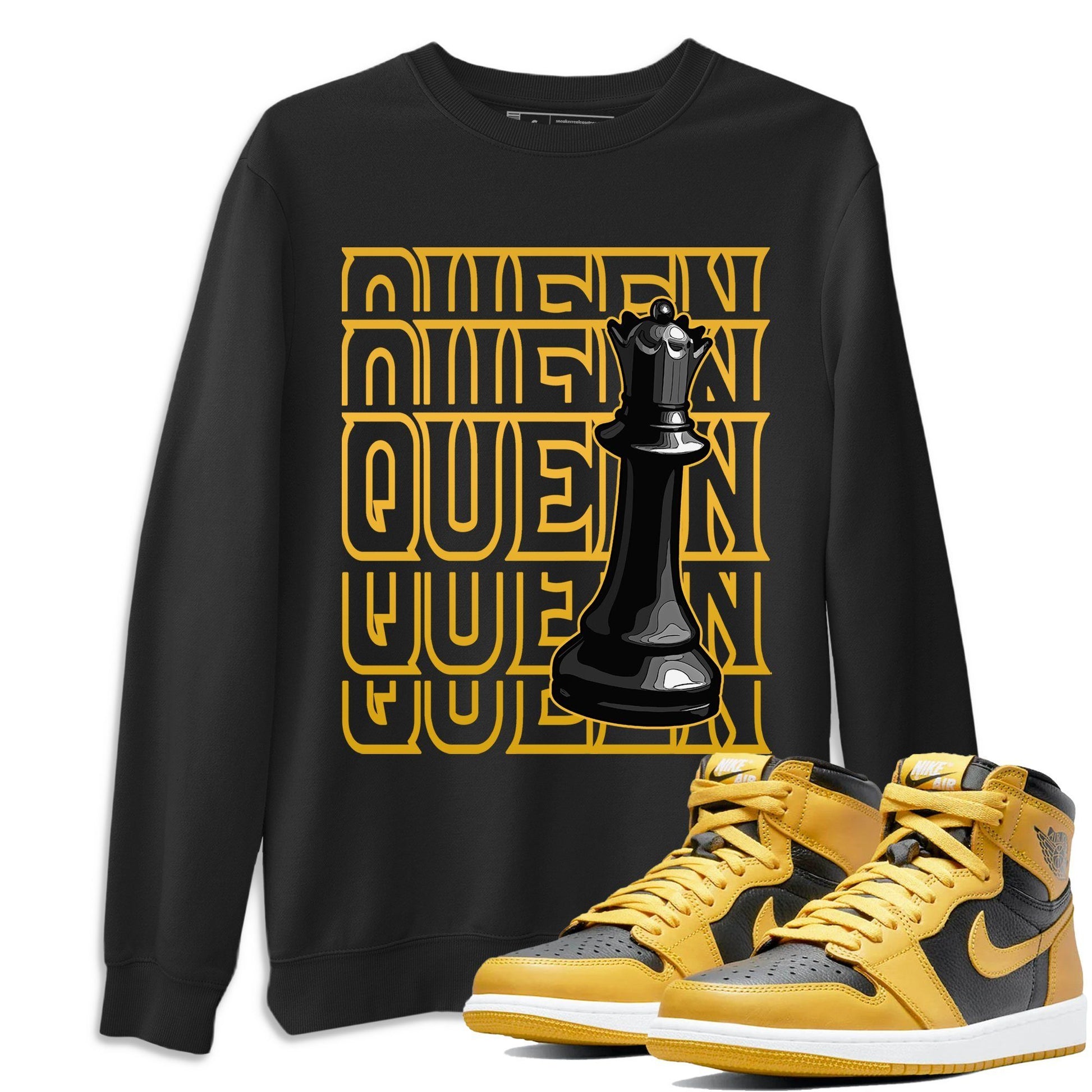 Jordan 1 Pollen Sneaker Match Tees Queen Sneaker Tees Jordan 1 Pollen Sneaker Release Tees Unisex Shirts