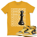 Jordan 1 Pollen Sneaker Match Tees Queen Sneaker Tees Jordan 1 Pollen Sneaker Release Tees Unisex Shirts