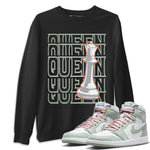 Jordan 1 Seafoam Sneaker Match Tees Queen Sneaker Tees Jordan 1 Seafoam Sneaker Release Tees Unisex Shirts