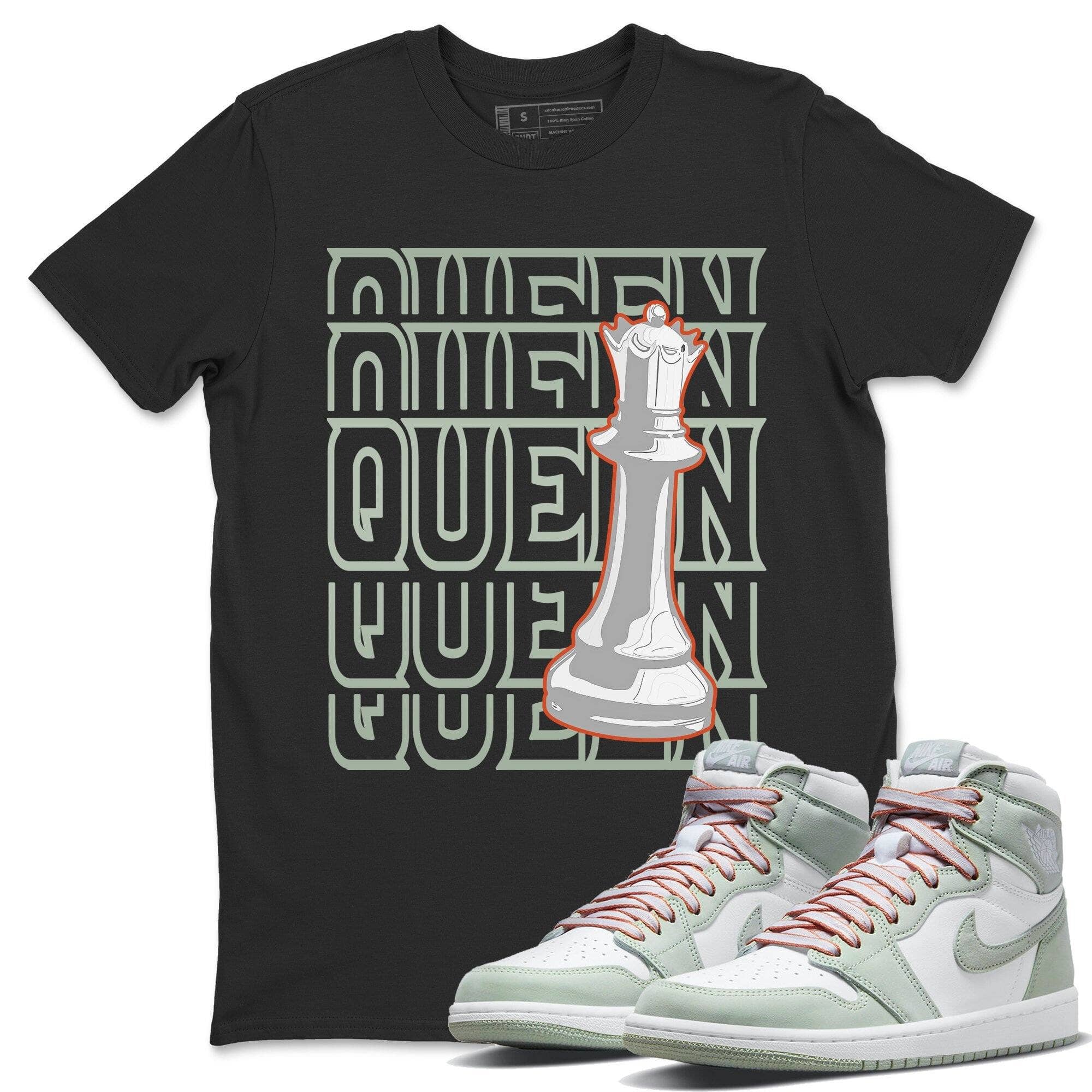 Jordan 1 Seafoam Sneaker Match Tees Queen Sneaker Tees Jordan 1 Seafoam Sneaker Release Tees Unisex Shirts