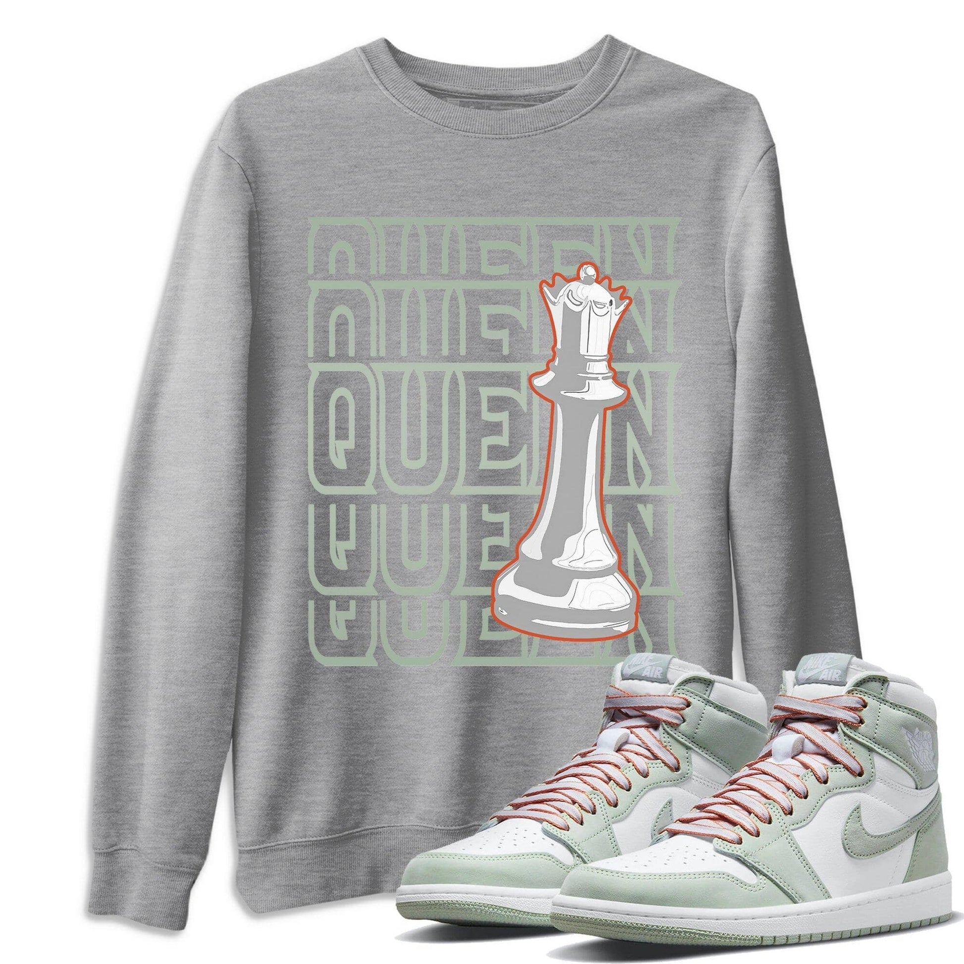 Jordan 1 Seafoam Sneaker Match Tees Queen Sneaker Tees Jordan 1 Seafoam Sneaker Release Tees Unisex Shirts