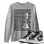 Jordan 1 Shadow 2.0 Sneaker Match Tees Queen Sneaker Tees Jordan 1 Shadow 2.0 Sneaker Release Tees Unisex Shirts