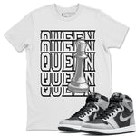 Jordan 1 Shadow 2.0 Sneaker Match Tees Queen Sneaker Tees Jordan 1 Shadow 2.0 Sneaker Release Tees Unisex Shirts