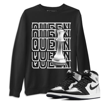 Jordan 1 Silver Toe Sneaker Match Tees Queen Sneaker Tees Jordan 1 Silver Toe Sneaker Release Tees Unisex Shirts