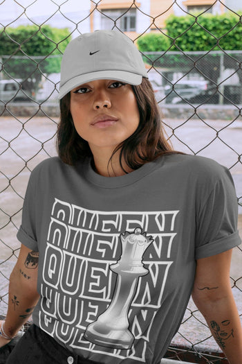 Jordan 1 Silver Toe Sneaker Match Tees Queen Sneaker Tees Jordan 1 Silver Toe Sneaker Release Tees Unisex Shirts