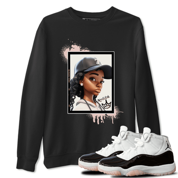 11s WMNS Neapolitan shirt to match jordans Queen sneaker tees Air Jordan 11 Neapolitan SNRT Sneaker Tees Sneaker Matching Shirt Unisex Black 1 T-Shirt