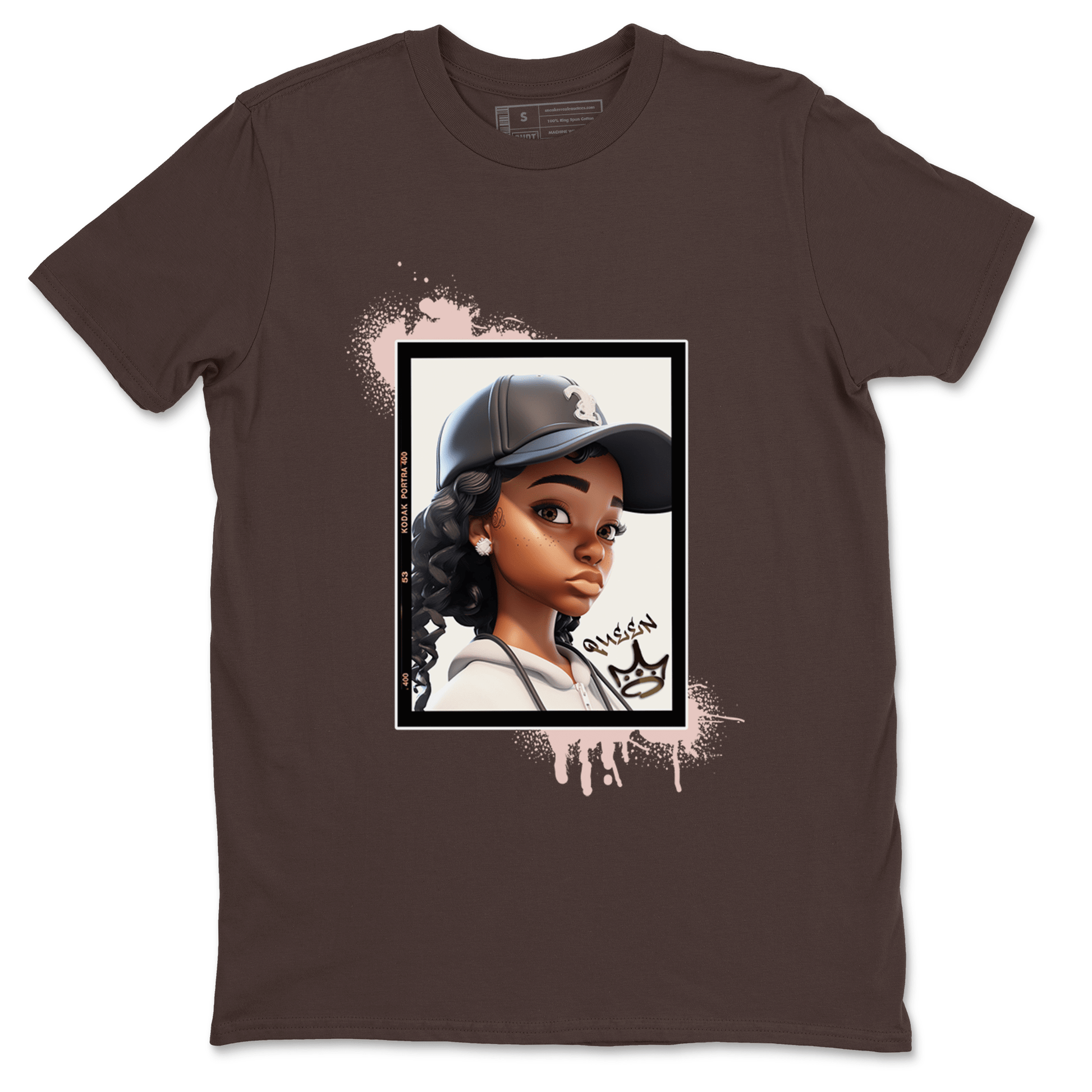 11s WMNS Neapolitan shirt to match jordans Queen sneaker tees Air Jordan 11 Neapolitan SNRT Sneaker Tees Sneaker Matching Shirt Unisex Dark Chocolate 2 T-Shirt