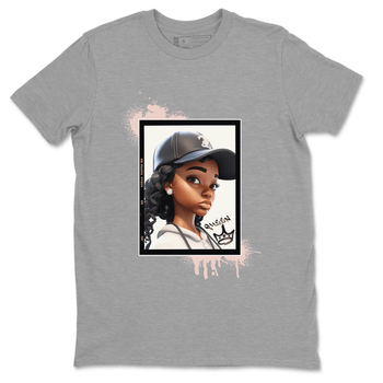 11s WMNS Neapolitan shirt to match jordans Queen sneaker tees Air Jordan 11 Neapolitan SNRT Sneaker Tees Sneaker Matching Shirt Unisex Heather Grey 2 T-Shirt