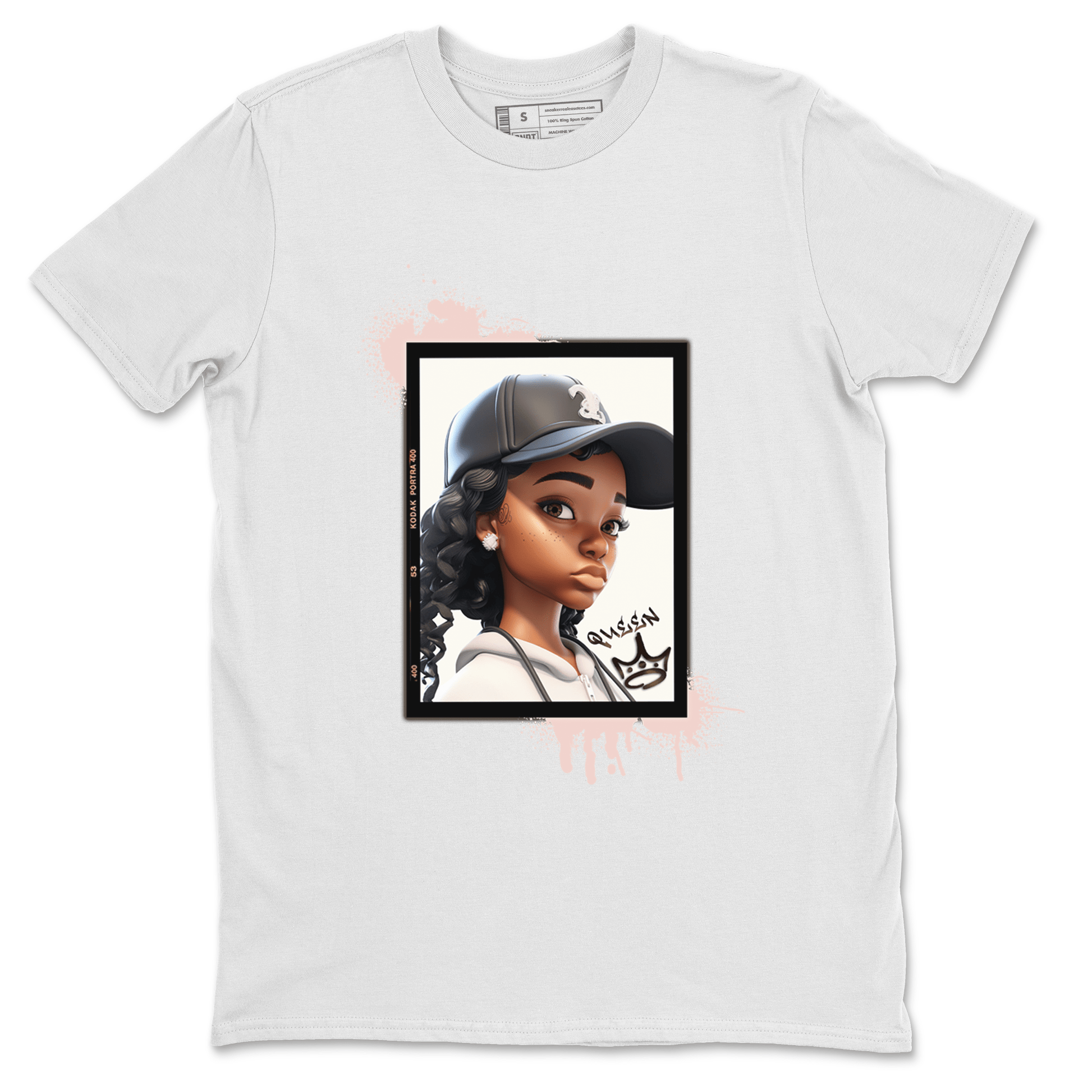11s WMNS Neapolitan shirt to match jordans Queen sneaker tees Air Jordan 11 Neapolitan SNRT Sneaker Tees Sneaker Matching Shirt Unisex White 2 T-Shirt