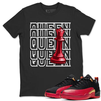 Jordan 12 Super Bowl Sneaker Match Tees Queen Sneaker Tees Jordan 12 Super Bowl Sneaker Release Tees Unisex Shirts