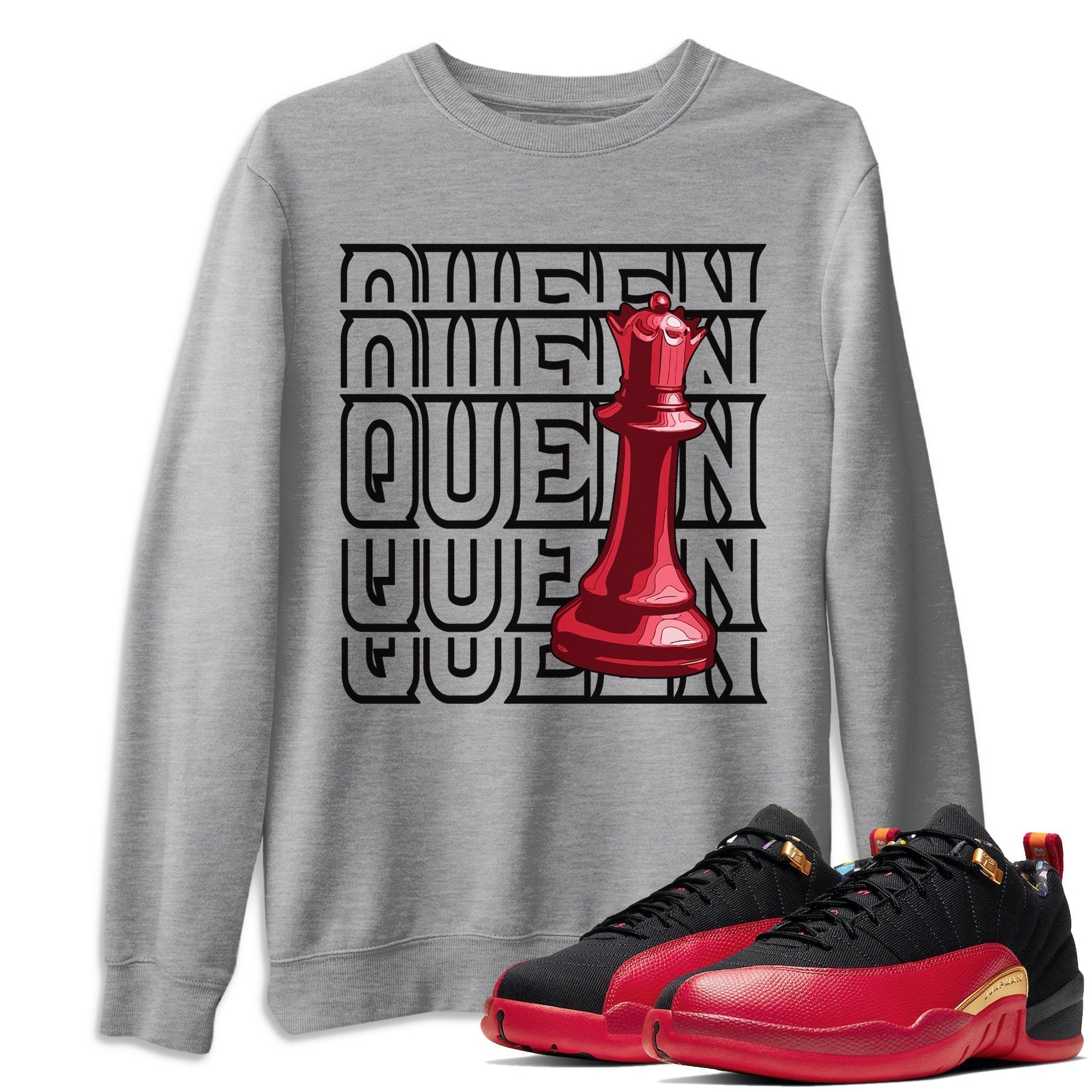 Jordan 12 Super Bowl Sneaker Match Tees Queen Sneaker Tees Jordan 12 Super Bowl Sneaker Release Tees Unisex Shirts