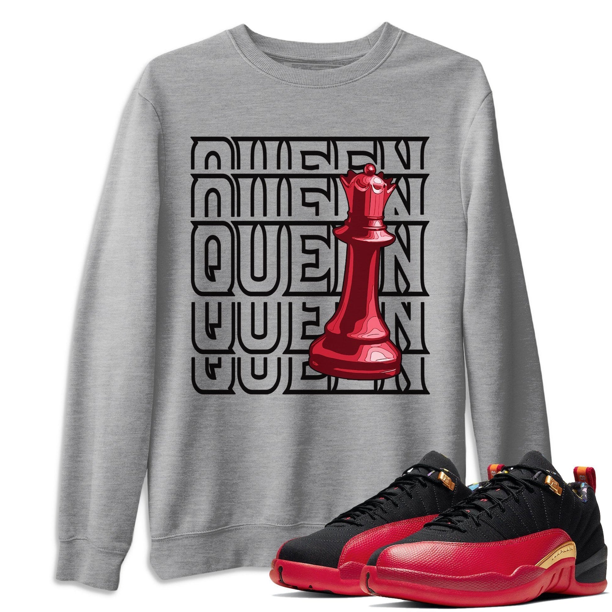 Jordan 12 Super Bowl Sneaker Match Tees Queen Sneaker Tees Jordan 12 Super Bowl Sneaker Release Tees Unisex Shirts