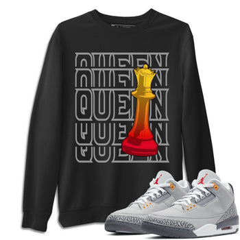 Jordan 3 Cool Grey Sneaker Match Tees Queen Sneaker Tees Jordan 3 Cool Grey Sneaker Release Tees Unisex Shirts