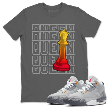 Jordan 3 Cool Grey Sneaker Match Tees Queen Sneaker Tees Jordan 3 Cool Grey Sneaker Release Tees Unisex Shirts