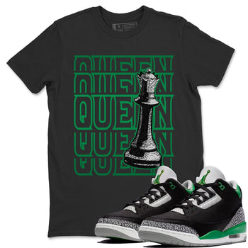 Jordan 3 Pine Green Sneaker Match Tees Queen Sneaker Tees Jordan 3 Pine Green Sneaker Release Tees Unisex Shirts