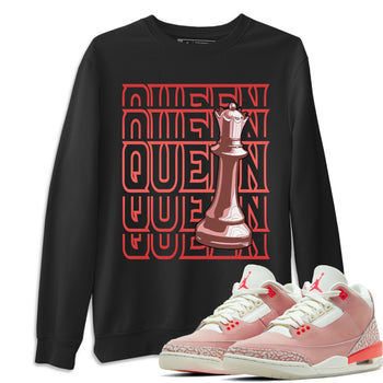 Jordan 3 Rust Pink Sneaker Match Tees Queen Sneaker Tees Jordan 3 Rust Pink Sneaker Release Tees Unisex Shirts