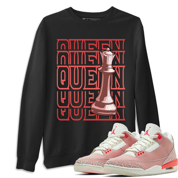 Jordan 3 Rust Pink Sneaker Match Tees Queen Sneaker Tees Jordan 3 Rust Pink Sneaker Release Tees Unisex Shirts