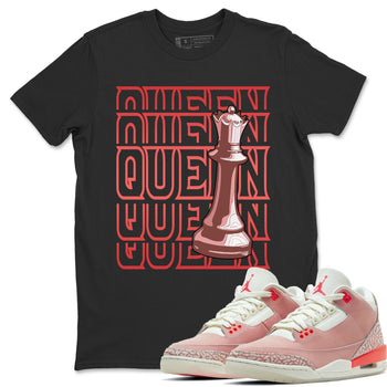 Jordan 3 Rust Pink Sneaker Match Tees Queen Sneaker Tees Jordan 3 Rust Pink Sneaker Release Tees Unisex Shirts