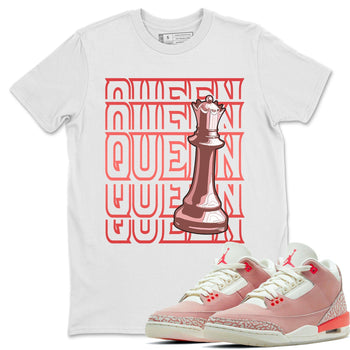 Jordan 3 Rust Pink Sneaker Match Tees Queen Sneaker Tees Jordan 3 Rust Pink Sneaker Release Tees Unisex Shirts