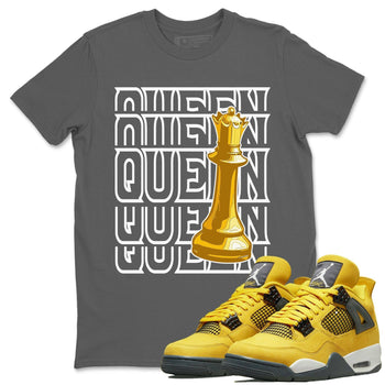 Jordan 4 Lightning Sneaker Match Tees Queen Sneaker Tees Jordan 4 Lightning Sneaker Release Tees Unisex Shirts