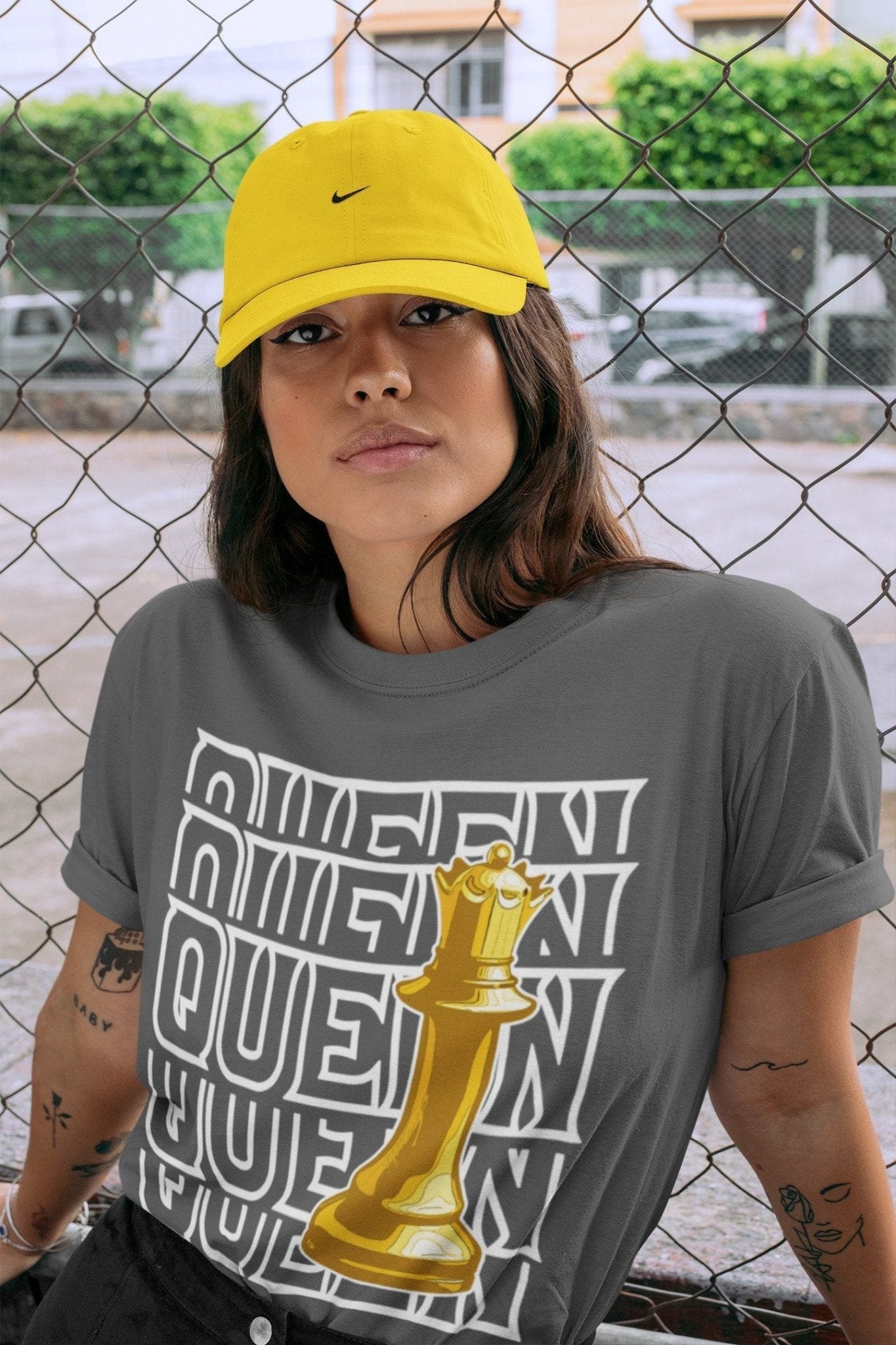 Jordan 4 Lightning Sneaker Match Tees Queen Sneaker Tees Jordan 4 Lightning Sneaker Release Tees Unisex Shirts