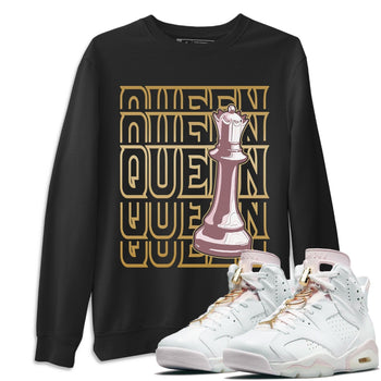 Jordan 6 Gold Hoops Sneaker Match Tees Queen Sneaker Tees Jordan 6 Gold Hoops Sneaker Release Tees Unisex Shirts