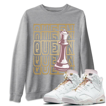 Jordan 6 Gold Hoops Sneaker Match Tees Queen Sneaker Tees Jordan 6 Gold Hoops Sneaker Release Tees Unisex Shirts