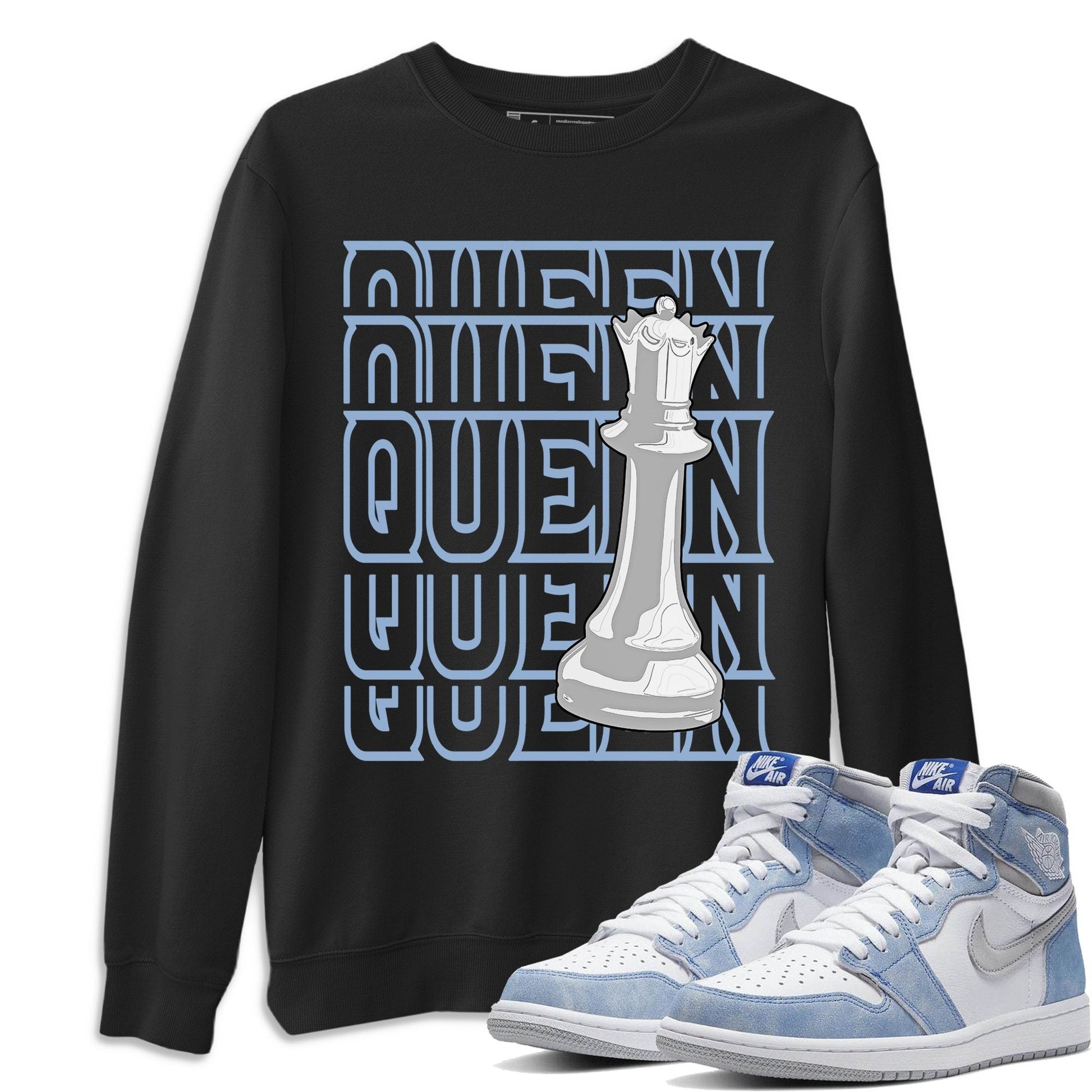 Jordan 1 Hyper Royal Sneaker Match Tees Queen Sneaker Tees Jordan 1 Hyper Royal Sneaker Release Tees Unisex Shirts