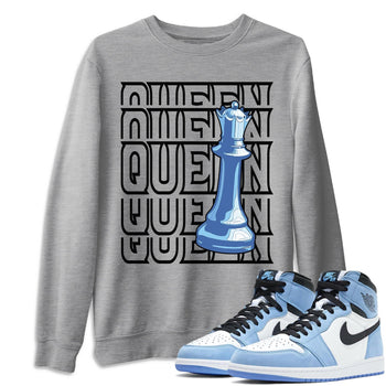 Jordan 1 University Blue Sneaker Match Tees Queen Sneaker Tees Jordan 1 University Blue Sneaker Release Tees Unisex Shirts