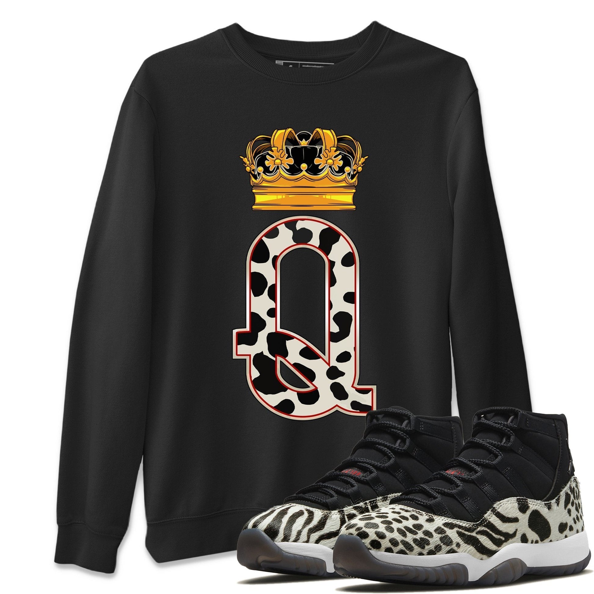 Jordan 11 Animal Instinct Sneaker Match Tees Queen Crown Sneaker Tees Jordan 11 Animal Instinct Sneaker Release Tees Unisex Shirts