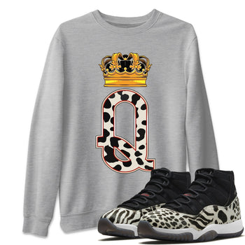 Jordan 11 Animal Instinct Sneaker Match Tees Queen Crown Sneaker Tees Jordan 11 Animal Instinct Sneaker Release Tees Unisex Shirts
