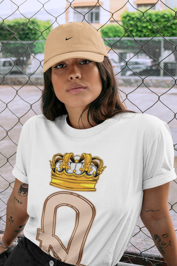 Jordan 4 Shimmer Sneaker Match Tees Queen Crown Sneaker Tees Jordan 4 Shimmer Sneaker Release Tees Unisex Shirts