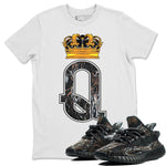 Yeezy 350 MX Rock Sneaker Match Tees Queen Crown Sneaker Tees Yeezy 350 MX Rock Sneaker Release Tees Unisex Shirts