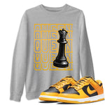 Dunk Championship Goldenrod Sneaker Match Tees Queen Sneaker Tees Dunk Championship Goldenrod Sneaker Release Tees Unisex Shirts