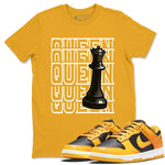 Dunk Championship Goldenrod Sneaker Match Tees Queen Sneaker Tees Dunk Championship Goldenrod Sneaker Release Tees Unisex Shirts