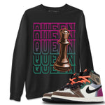 Jordan 1 Hand Crafted Sneaker Match Tees Queen Sneaker Tees Jordan 1 Hand Crafted Sneaker Release Tees Unisex Shirts