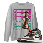 Jordan 1 Hand Crafted Sneaker Match Tees Queen Sneaker Tees Jordan 1 Hand Crafted Sneaker Release Tees Unisex Shirts