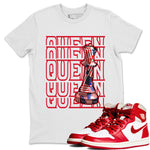 Jordan 1 Newstalgia Sneaker Match Tees Queen Sneaker Tees Jordan 1 Newstalgia Sneaker Release Tees Unisex Shirts