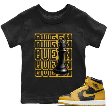 Jordan 1 Pollen Sneaker Match Tees Queen Sneaker Tees Jordan 1 Pollen Sneaker Release Tees Kids Shirts