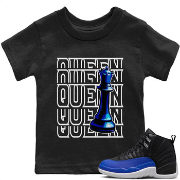 Jordan 12 Hyper Royal Sneaker Match Tees Queen Sneaker Tees Jordan 12 Hyper Royal Sneaker Release Tees Kids Shirts