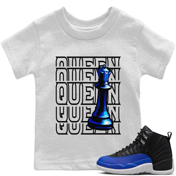Jordan 12 Hyper Royal Sneaker Match Tees Queen Sneaker Tees Jordan 12 Hyper Royal Sneaker Release Tees Kids Shirts