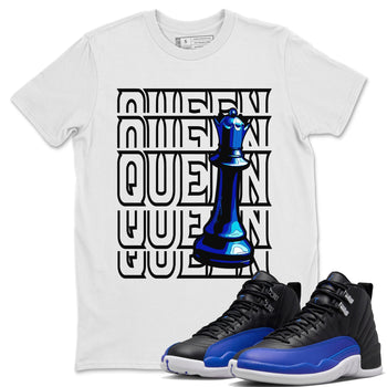 Jordan 12 Hyper Royal Sneaker Match Tees Queen Sneaker Tees Jordan 12 Hyper Royal Sneaker Release Tees Unisex Shirts