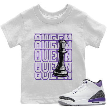 Jordan 3 Dark Iris Sneaker Match Tees Queen Sneaker Tees Jordan 3 Dark Iris Sneaker Release Tees Kids Shirts