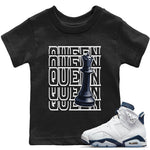 Jordan 6 Midnight Navy Sneaker Match Tees Queen Sneaker Tees Jordan 6 Midnight Navy Sneaker Release Tees Kids Shirts