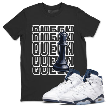 Jordan 6 Midnight Navy Sneaker Match Tees Queen Sneaker Tees Jordan 6 Midnight Navy Sneaker Release Tees Unisex Shirts