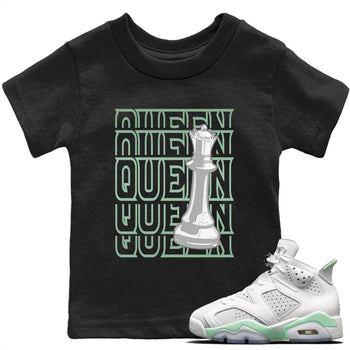 Jordan 6 Mint Foam Sneaker Match Tees Queen Sneaker Tees Jordan 6 Mint Foam Sneaker Release Tees Kids Shirts